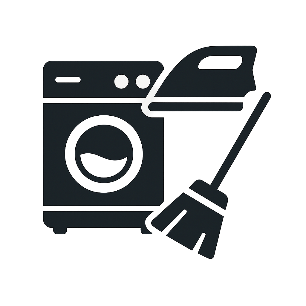 Laundry, ironing and housework icon